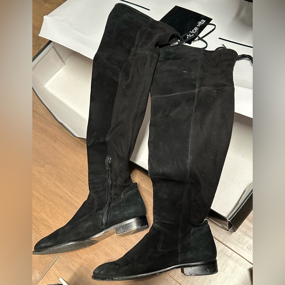 dolce vita tall black boots